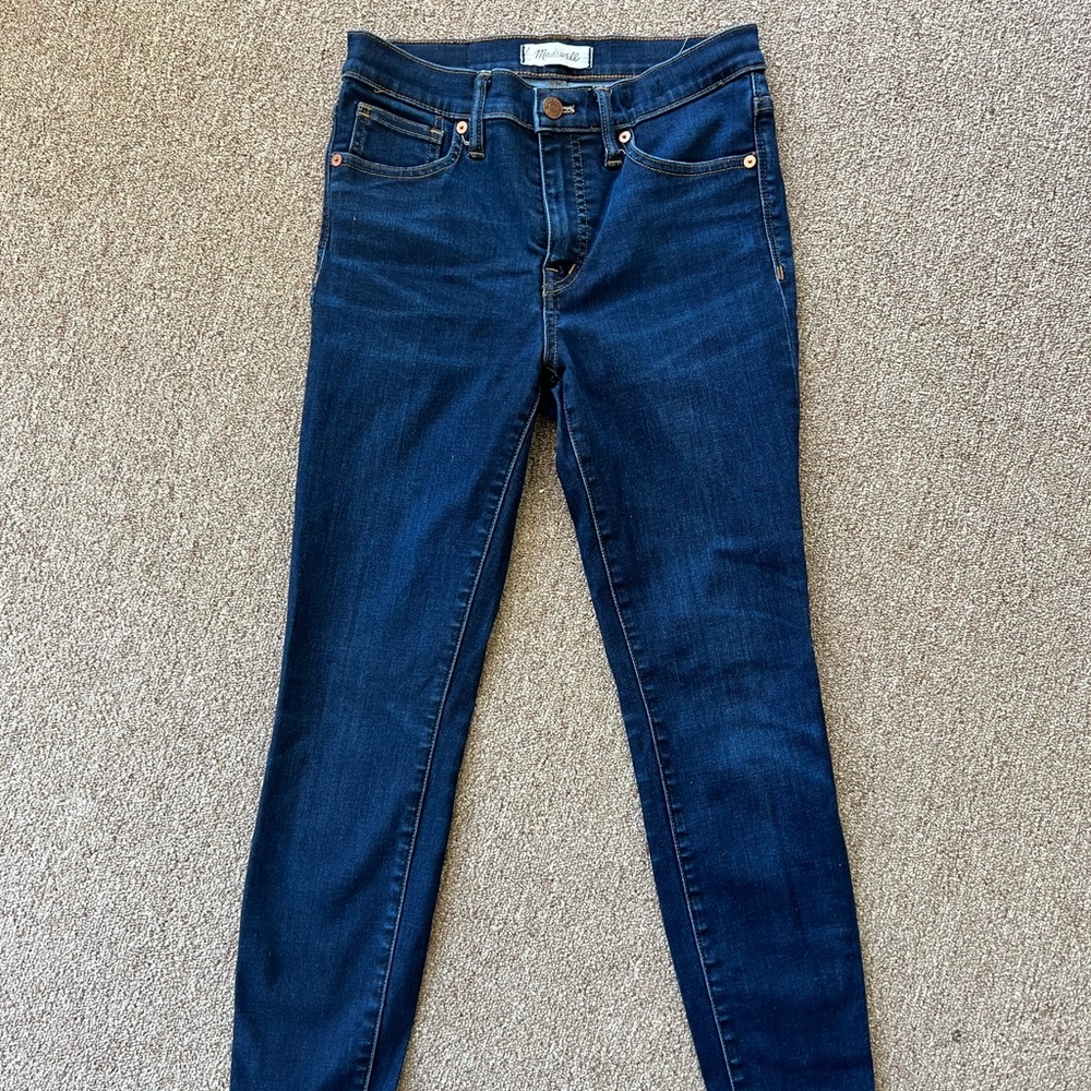MADEWELL JEANS 9” HIGH RISE SKINNY SIZE 26